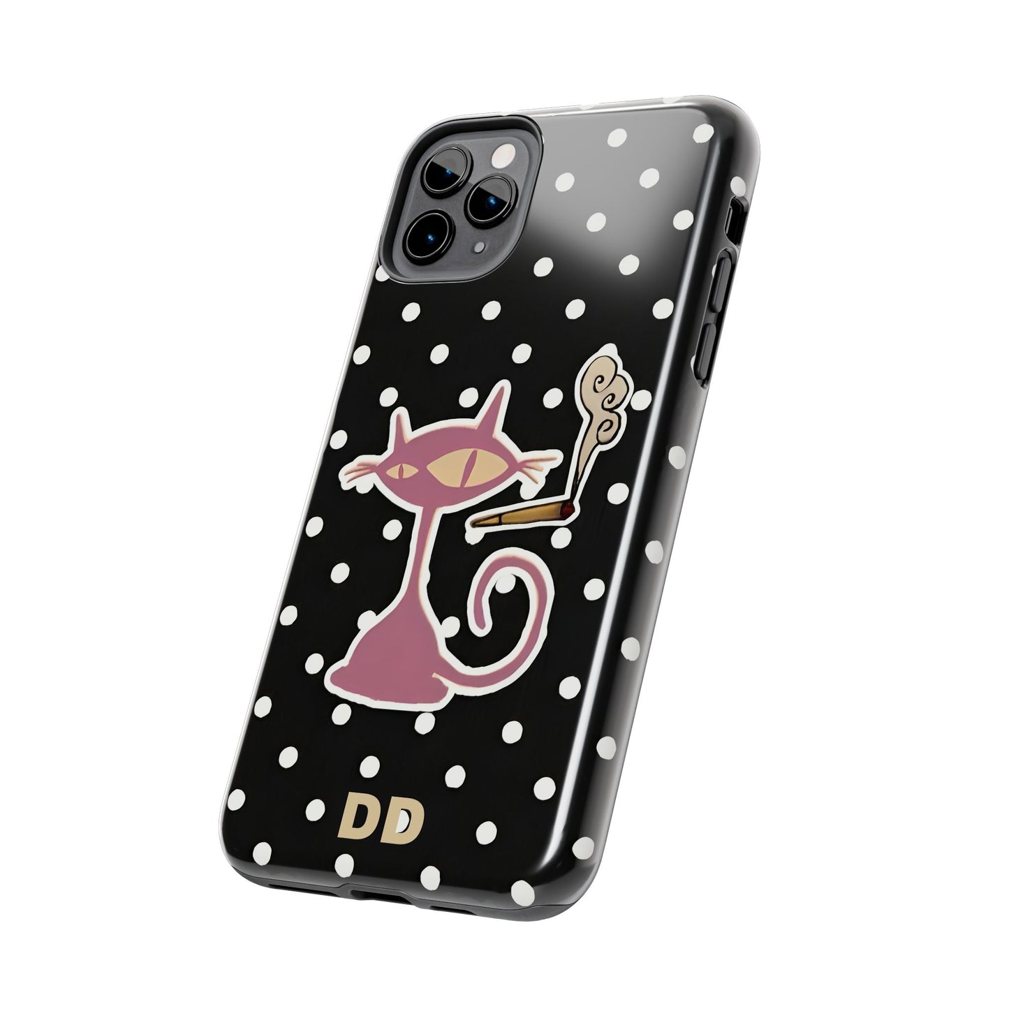 Black Le Cat Phone Case