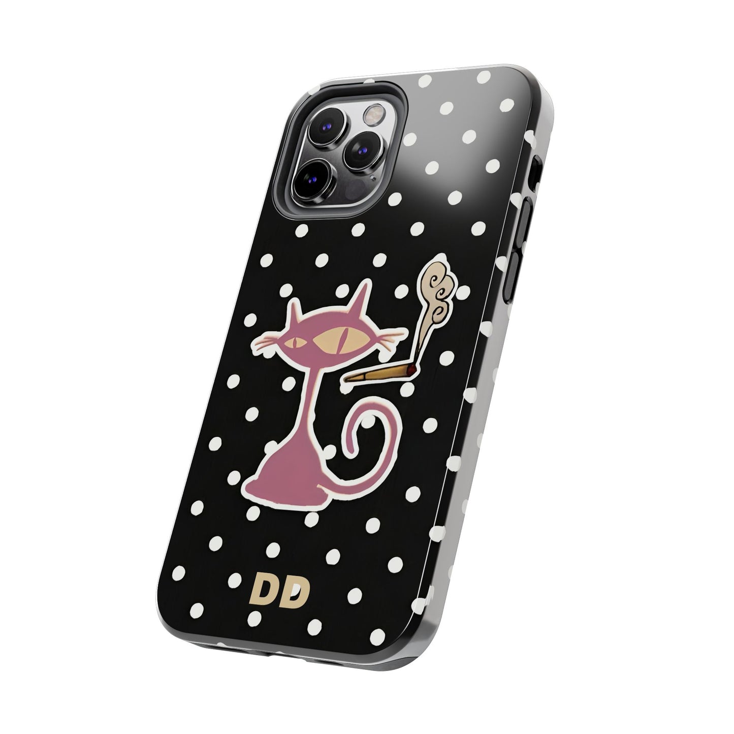 Black Le Cat Phone Case