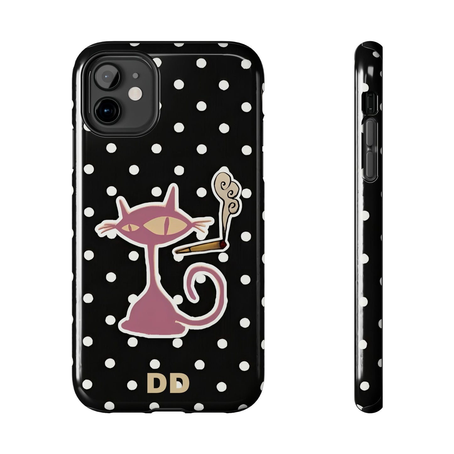 Black Le Cat Phone Case