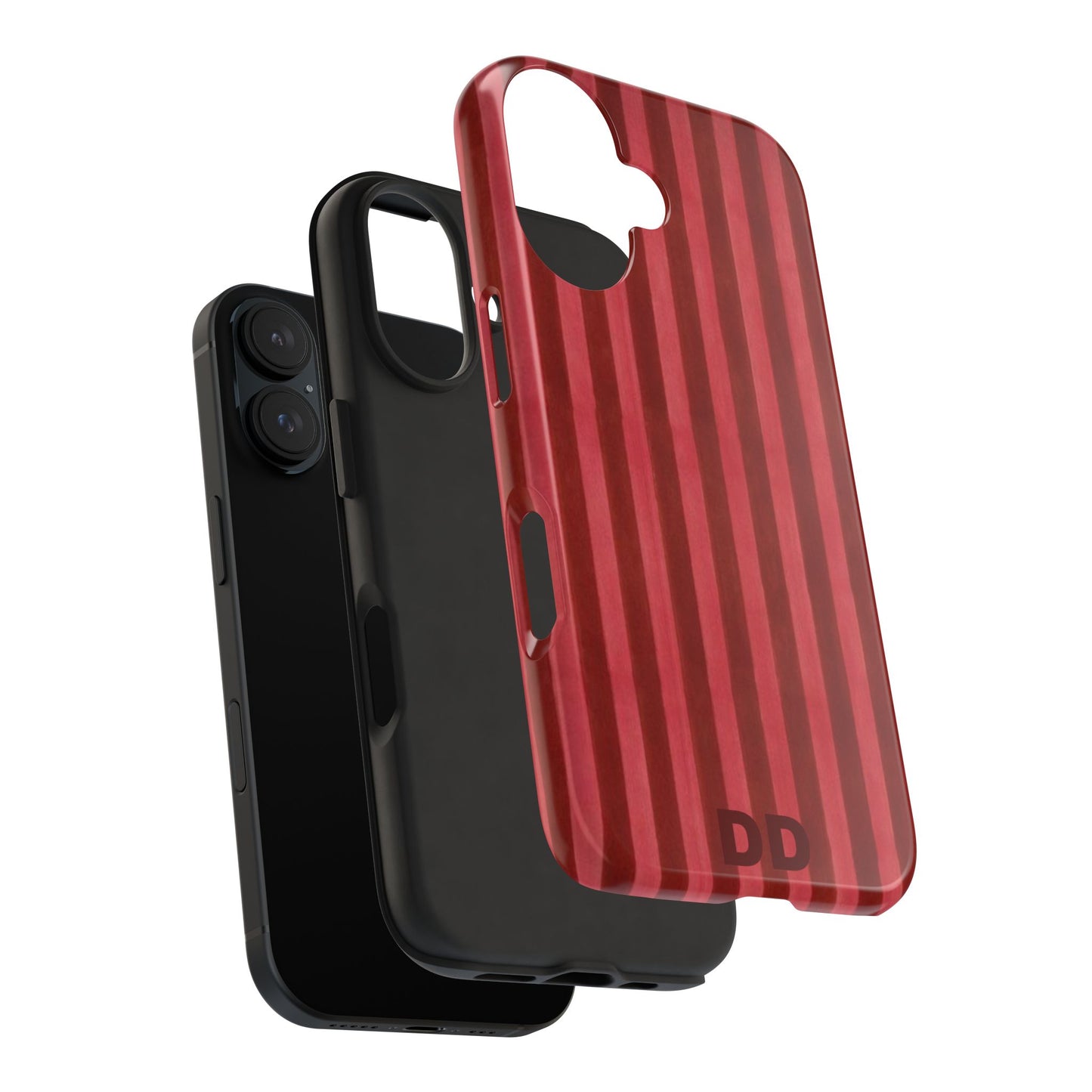 Red Pin Stripe Phone Case