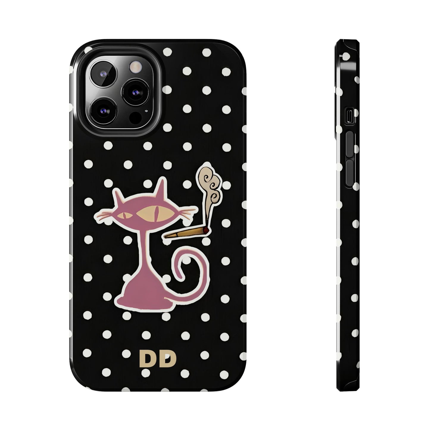 Black Le Cat Phone Case