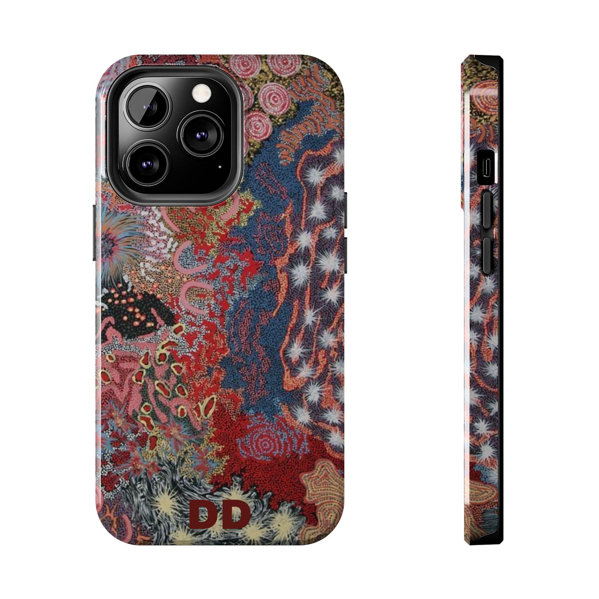 Mosaic Patchwork Phone Case for iPhone 13 Pro — Multicolour Geometric — MagSafe Compatible | Digital Divas