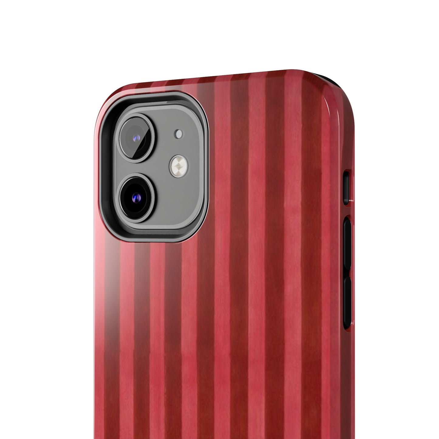 Red Pin Stripe Phone Case