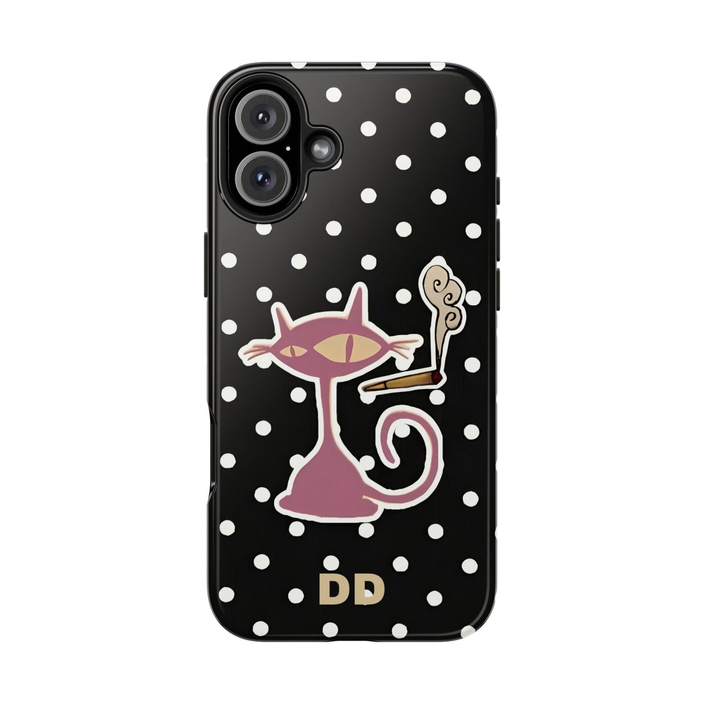 Black Le Cat Phone Case