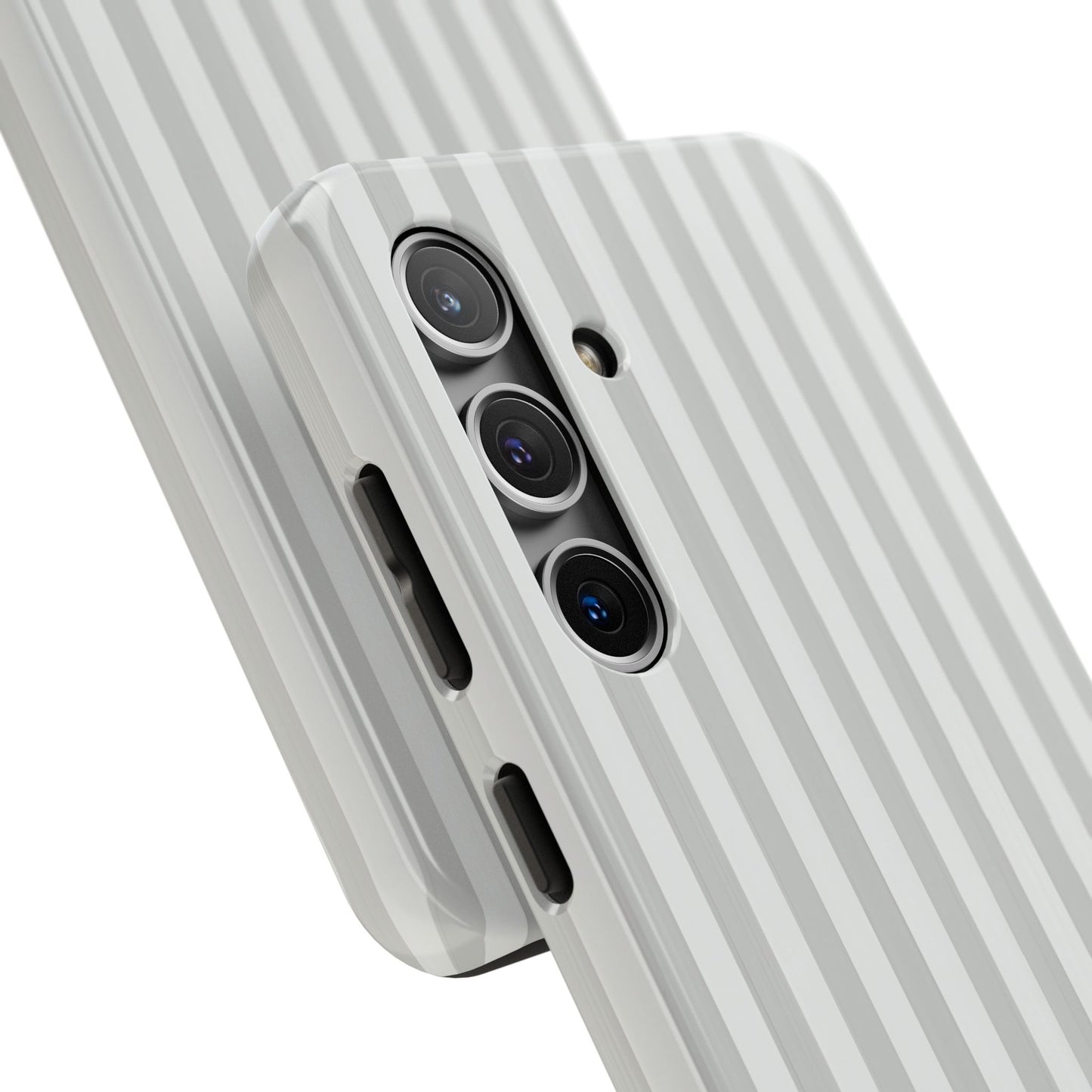 White Pin Stripe Phone Case