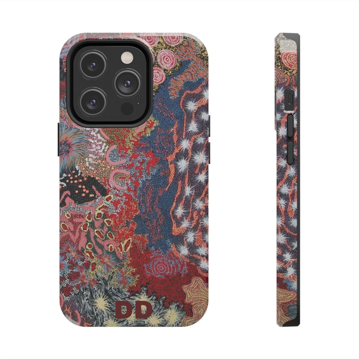 Mosaic Patchwork Phone Case for iPhone 14 Pro — Multicolour Geometric — MagSafe Compatible | Digital Divas