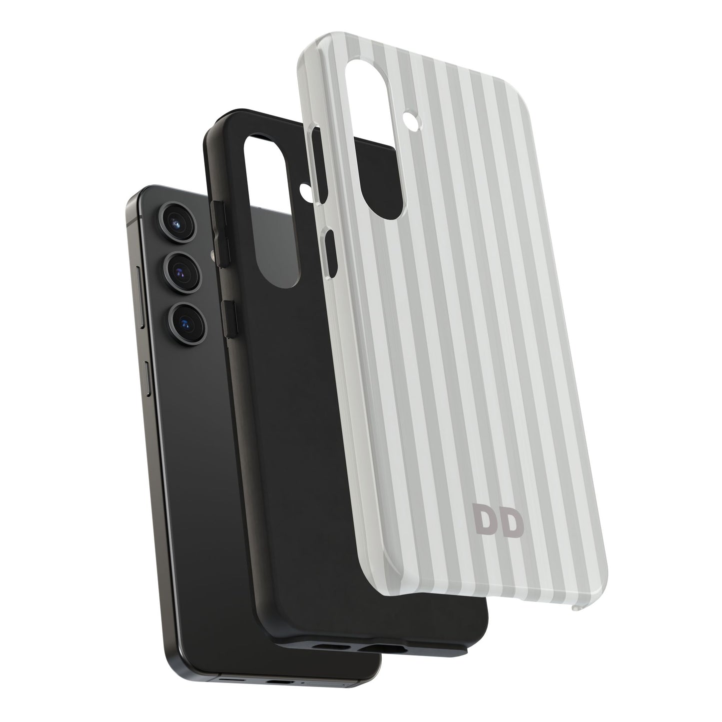 White Pin Stripe Phone Case