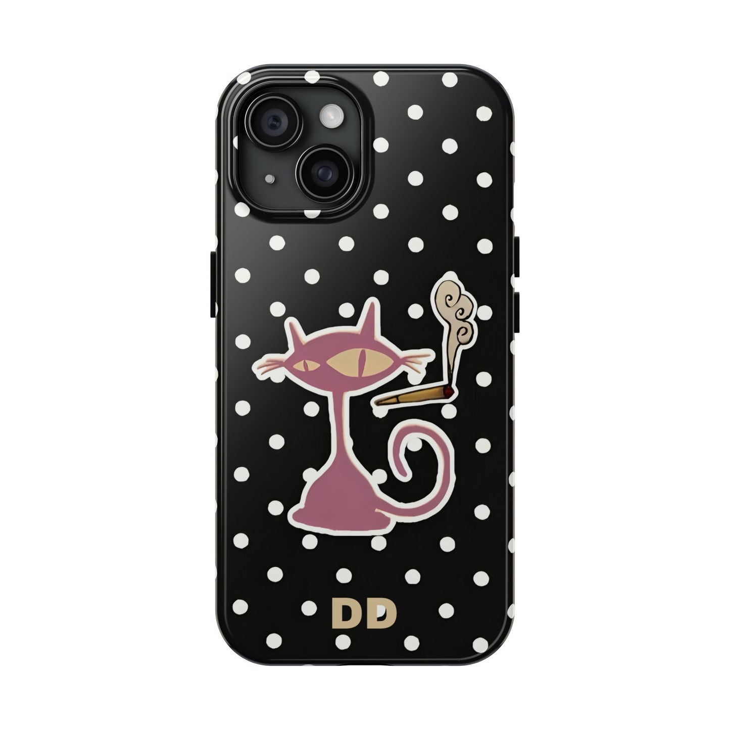 Black Le Cat Phone Case