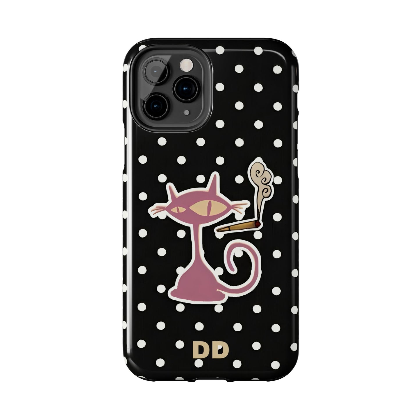 Black Le Cat Phone Case