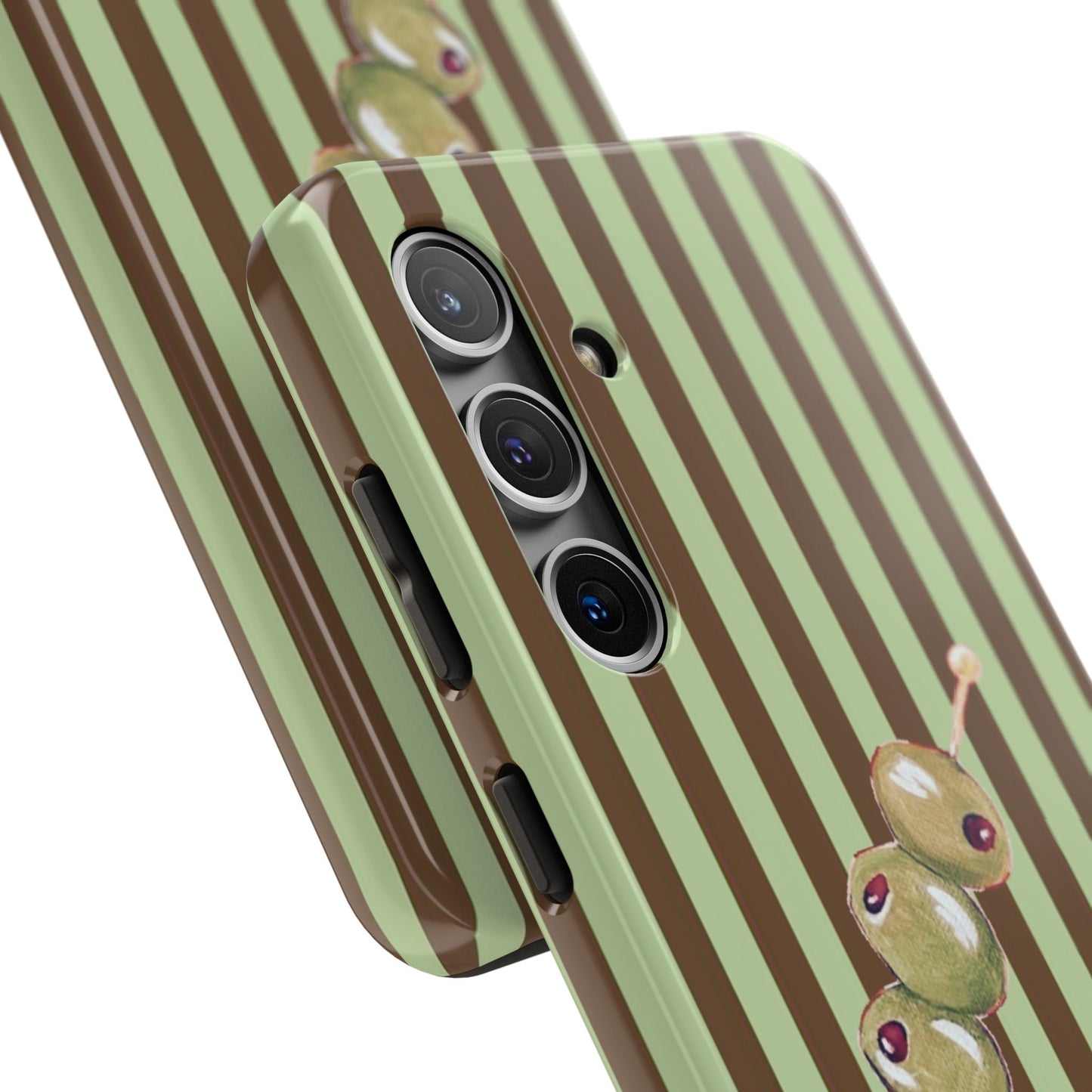 Olive Phone Case in Mint & Chip