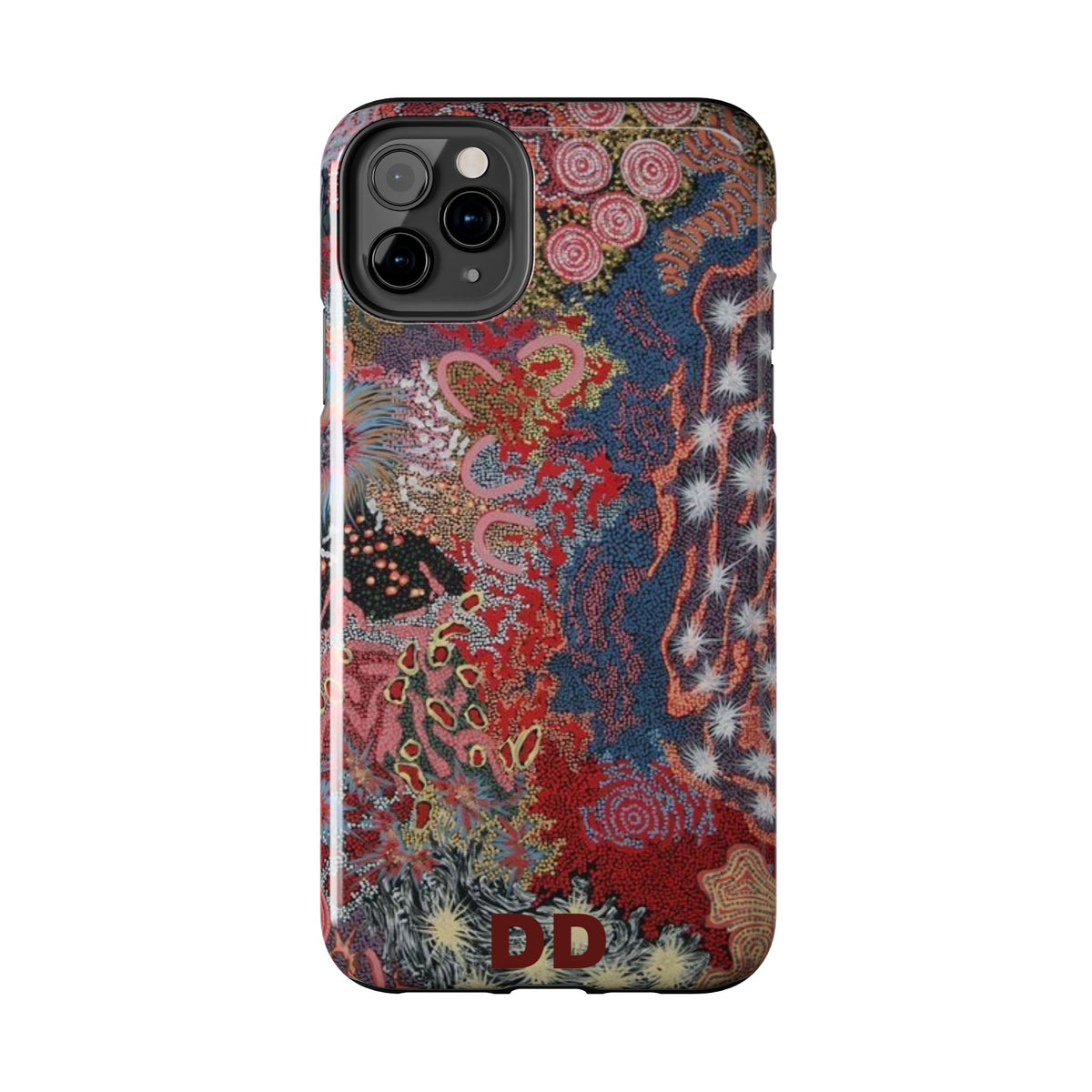 Mosaic Patchwork Phone Case — Multicolour Rainbow Geometric Mosaic Design, view 15 — MagSafe Compatible | Digital Divas