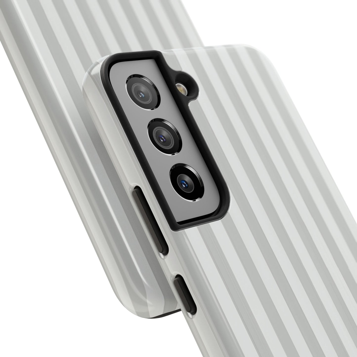 White Pin Stripe Phone Case