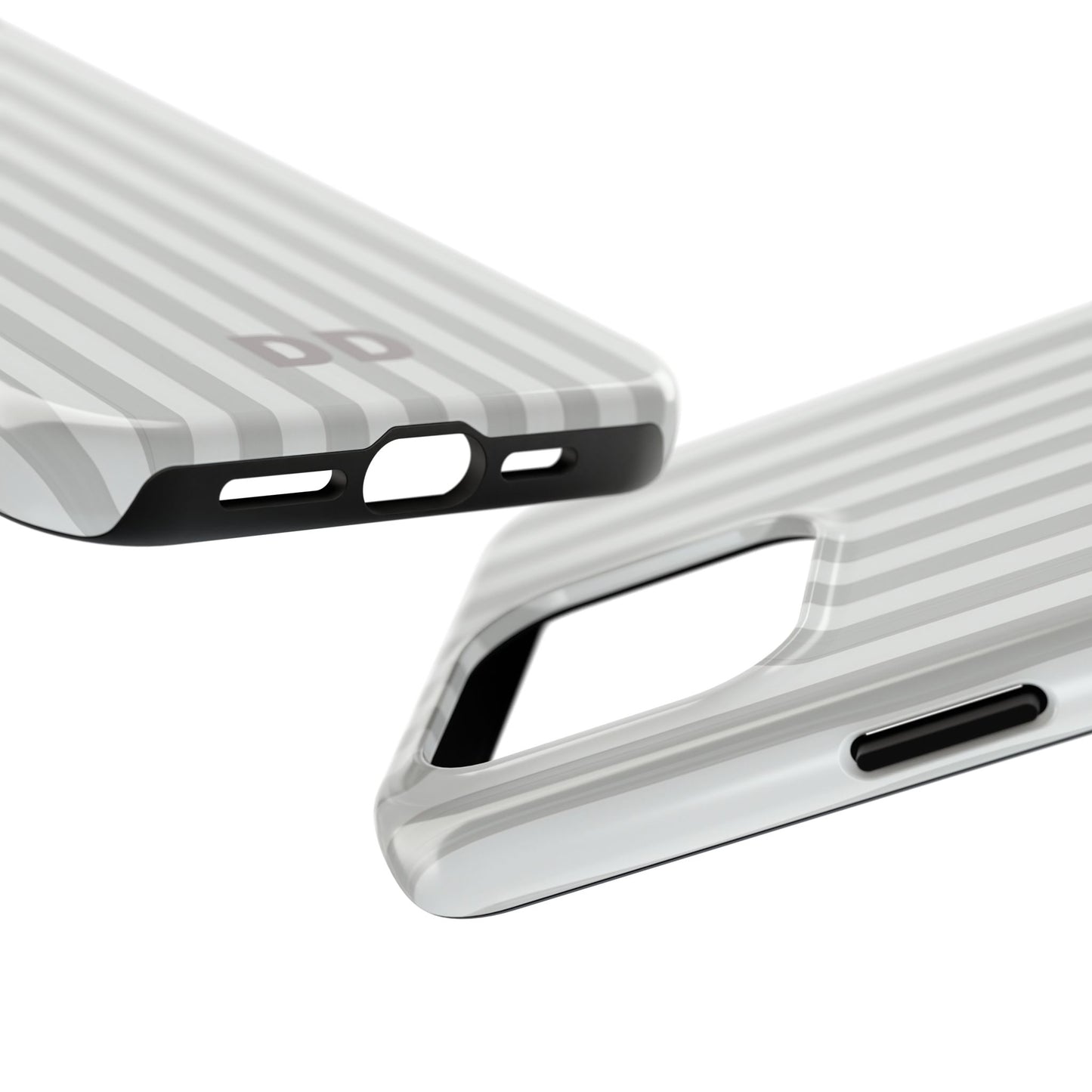 White Pin Stripe Phone Case