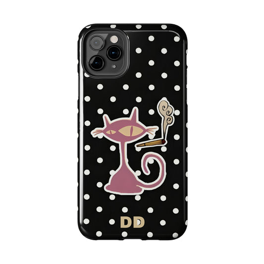 Black Le Cat Phone Case