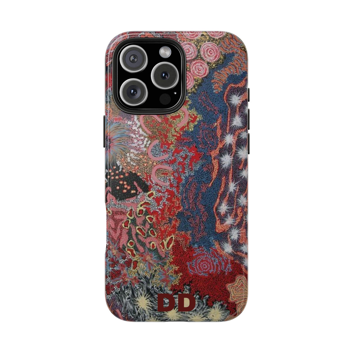 Mosaic Patchwork Phone Case for iPhone 16 Pro Max — Multicolour Geometric — MagSafe Compatible | Digital Divas