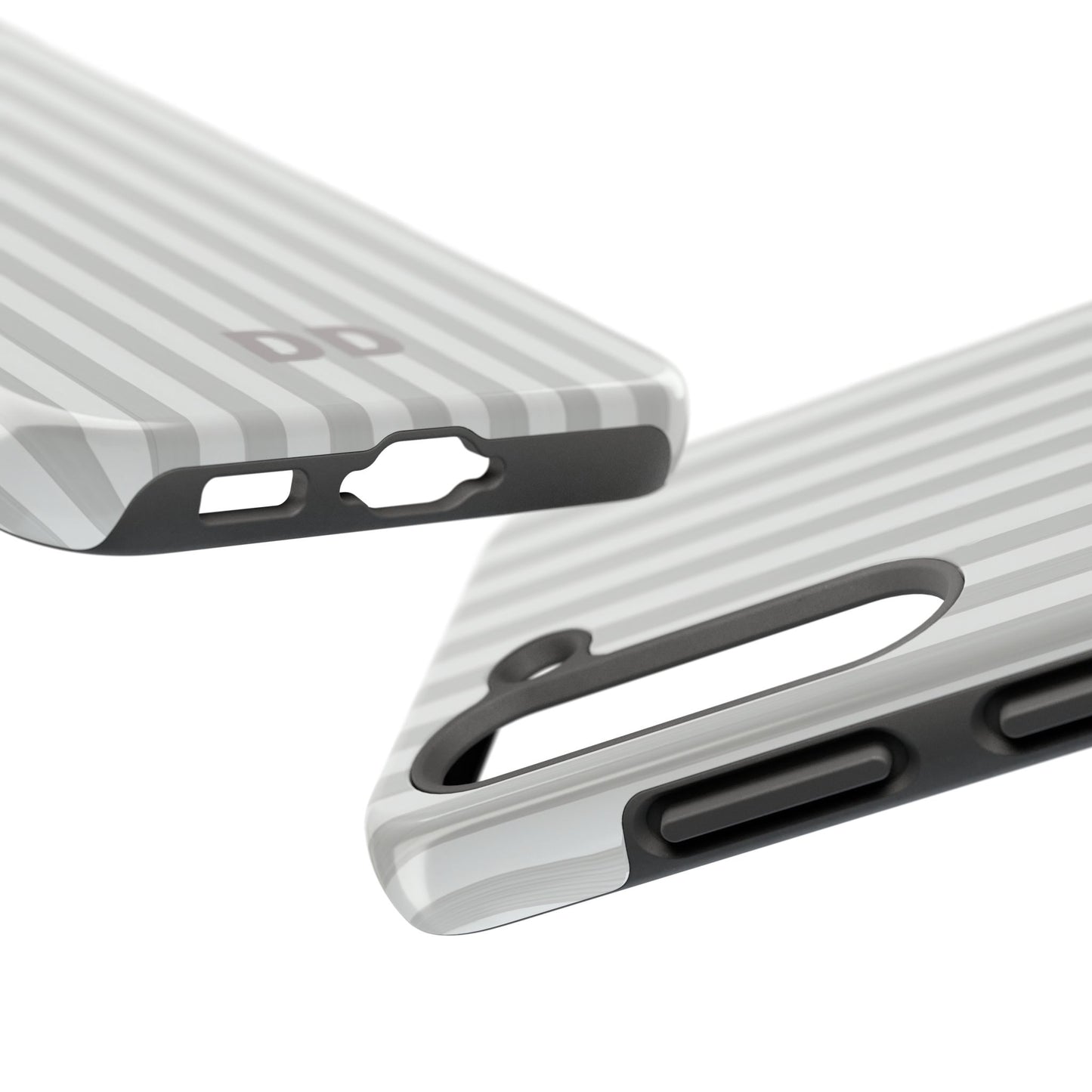 White Pin Stripe Phone Case