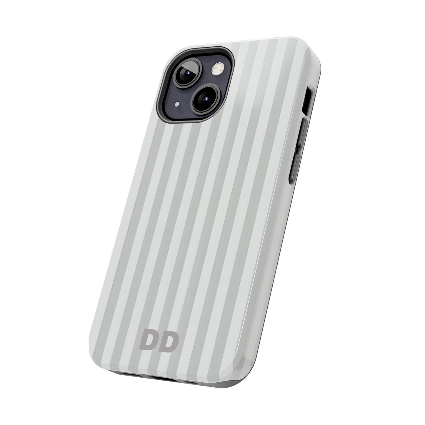 White Pin Stripe Phone Case