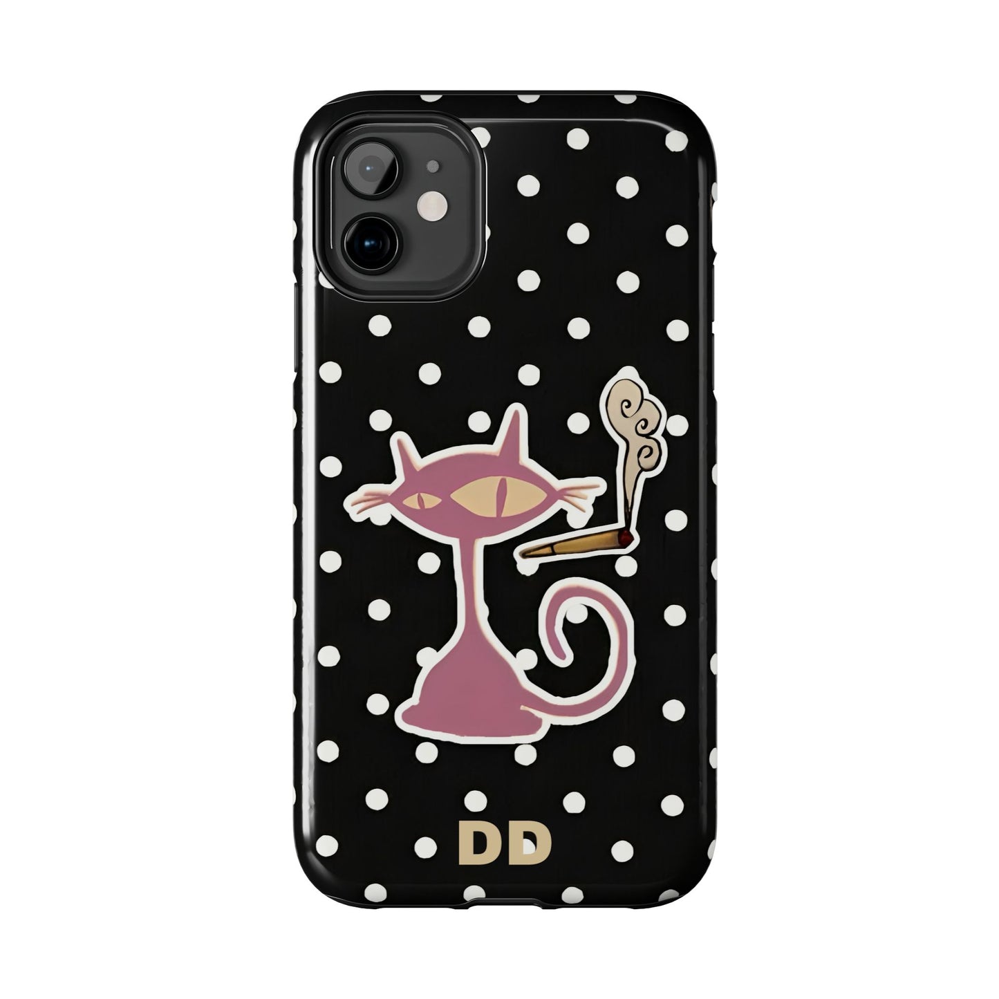 Black Le Cat Phone Case