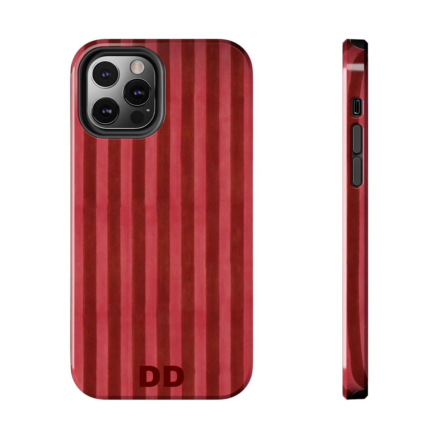 Red Pin Stripe Phone Case