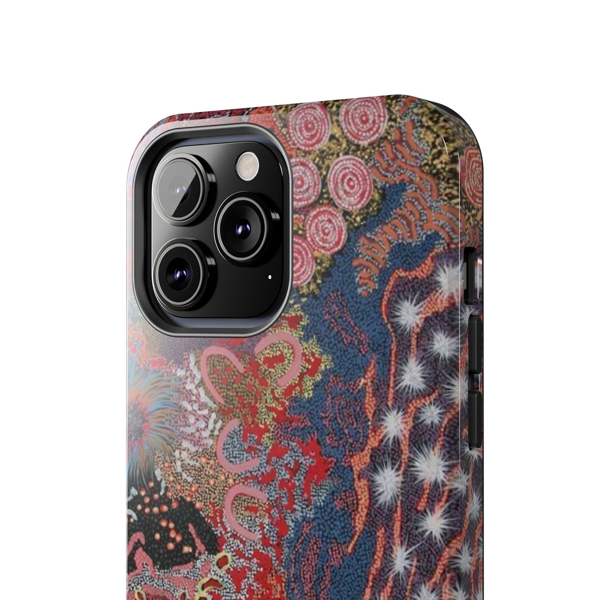 Mosaic Patchwork Phone Case — Multicolour Rainbow Geometric Mosaic Design, view 38 — MagSafe Compatible | Digital Divas
