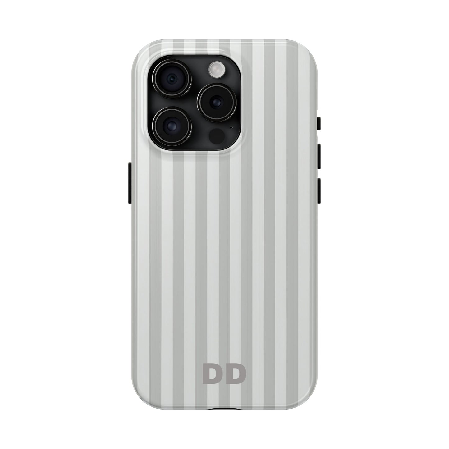 White Pin Stripe Phone Case