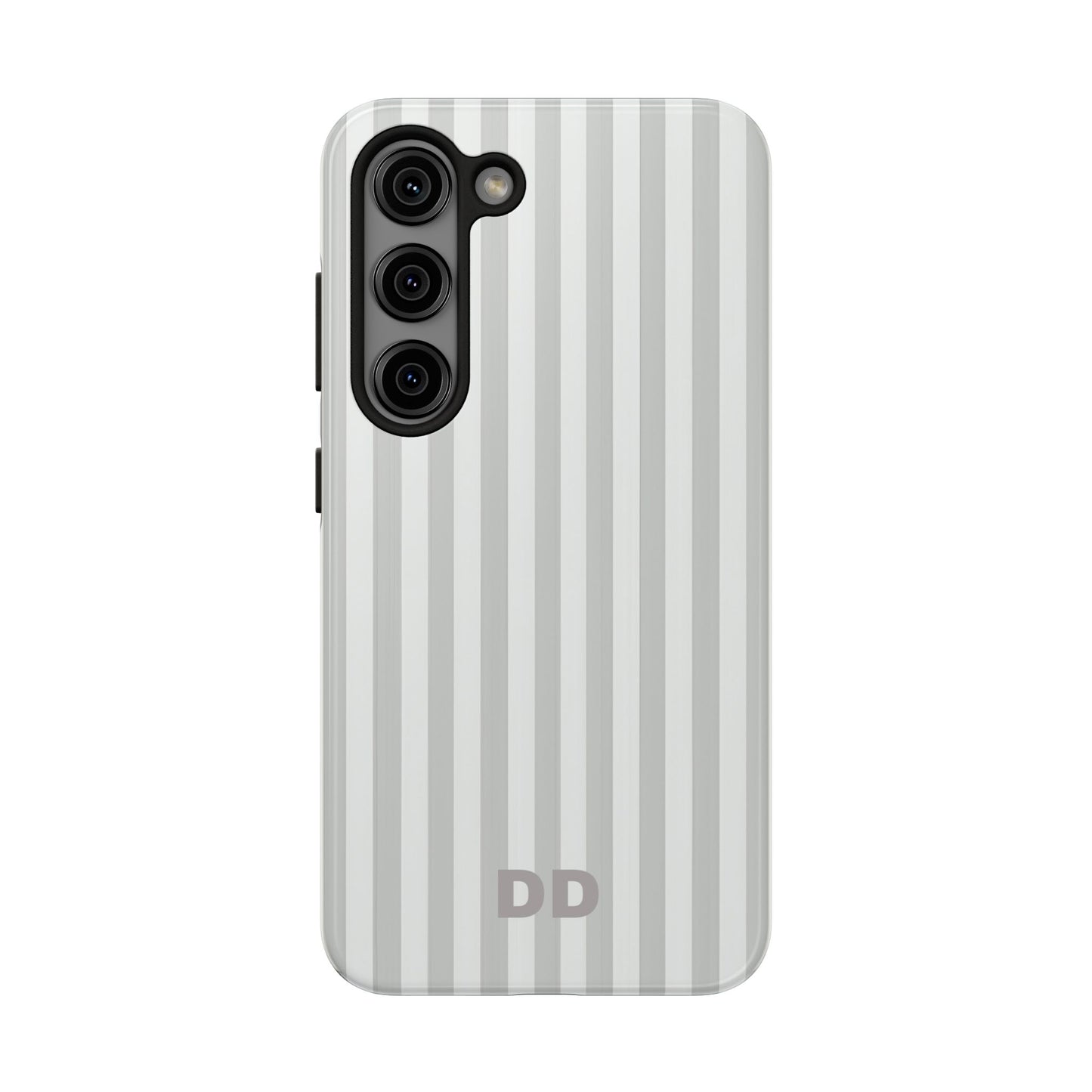 White Pin Stripe Phone Case