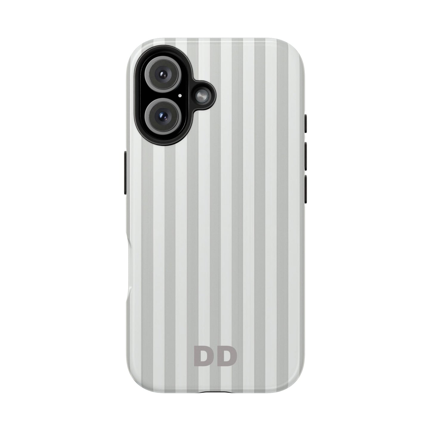White Pin Stripe Phone Case