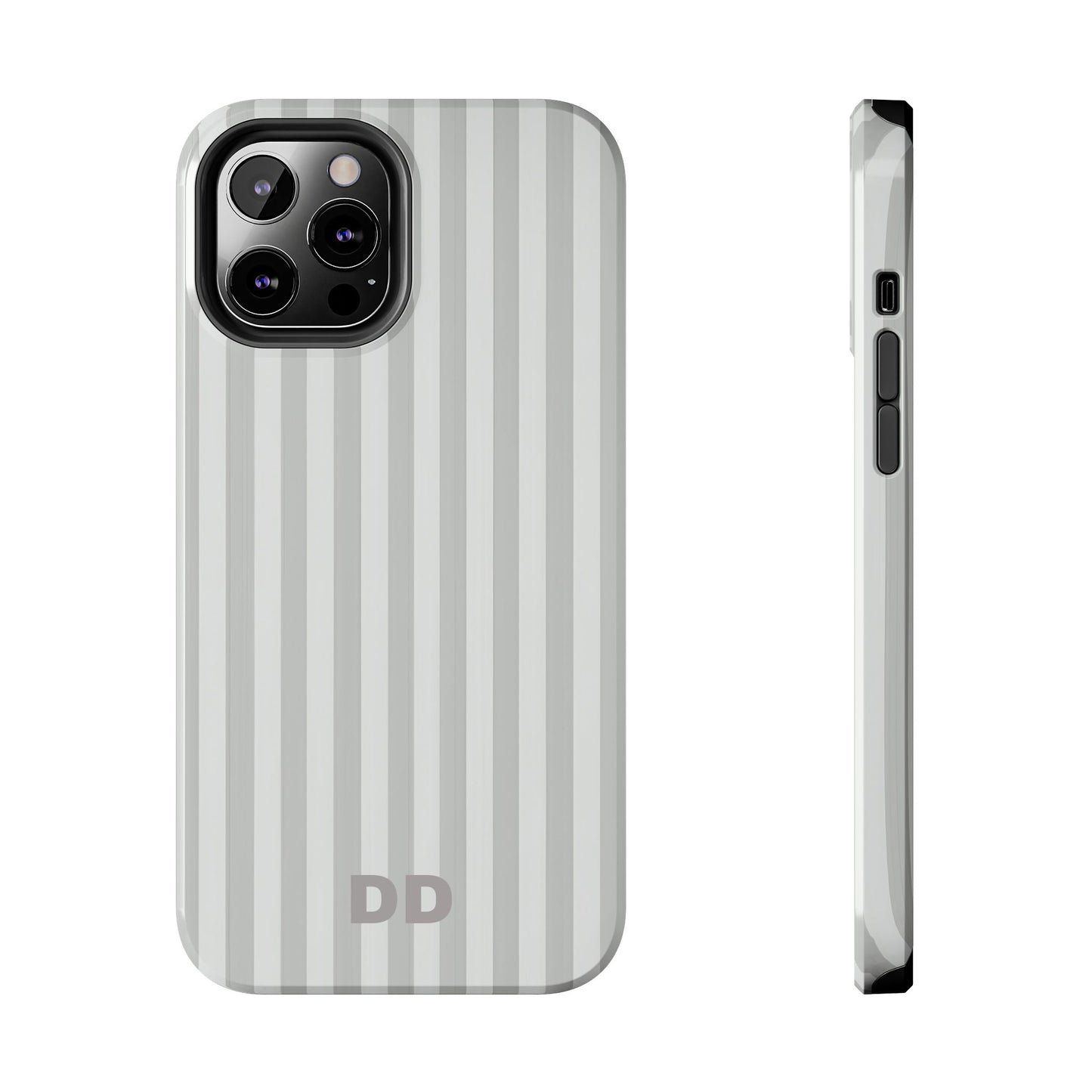 White Pin Stripe Phone Case