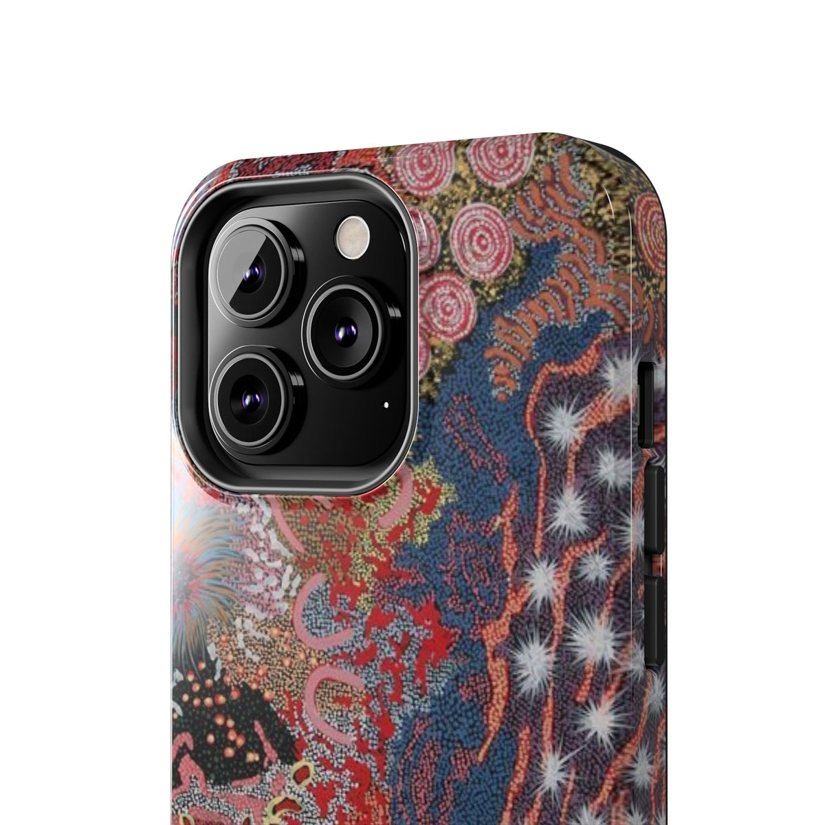 Mosaic Patchwork Phone Case — Multicolour Rainbow Geometric Mosaic Design, view 35 — MagSafe Compatible | Digital Divas