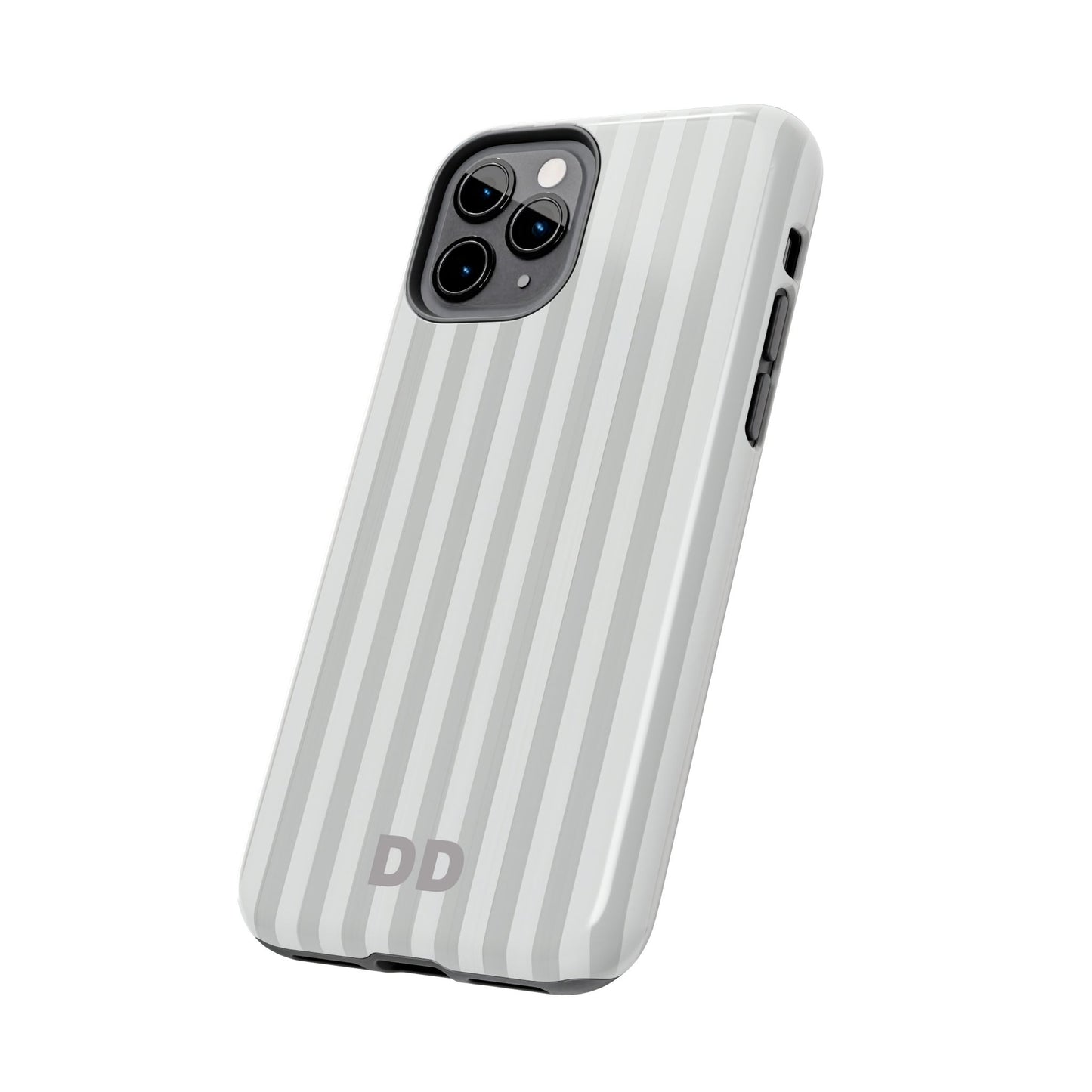 White Pin Stripe Phone Case