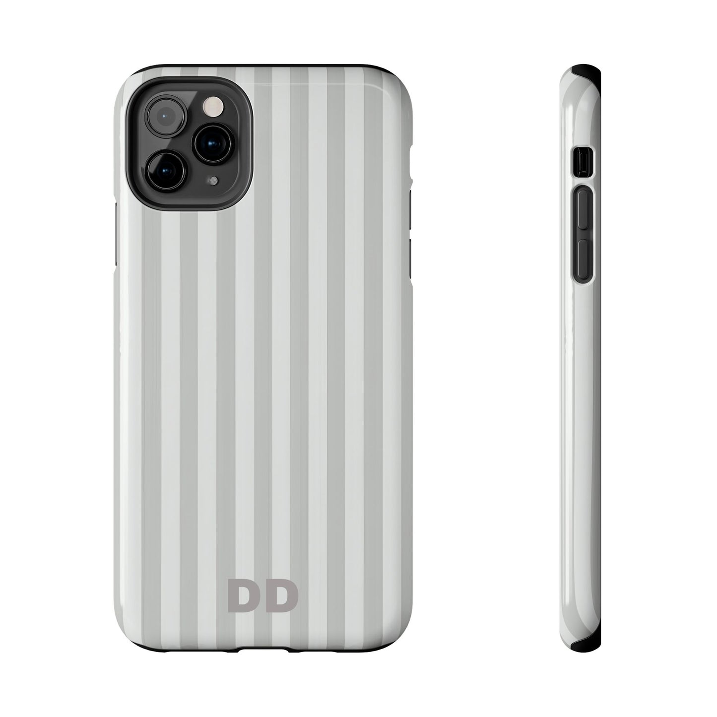 White Pin Stripe Phone Case