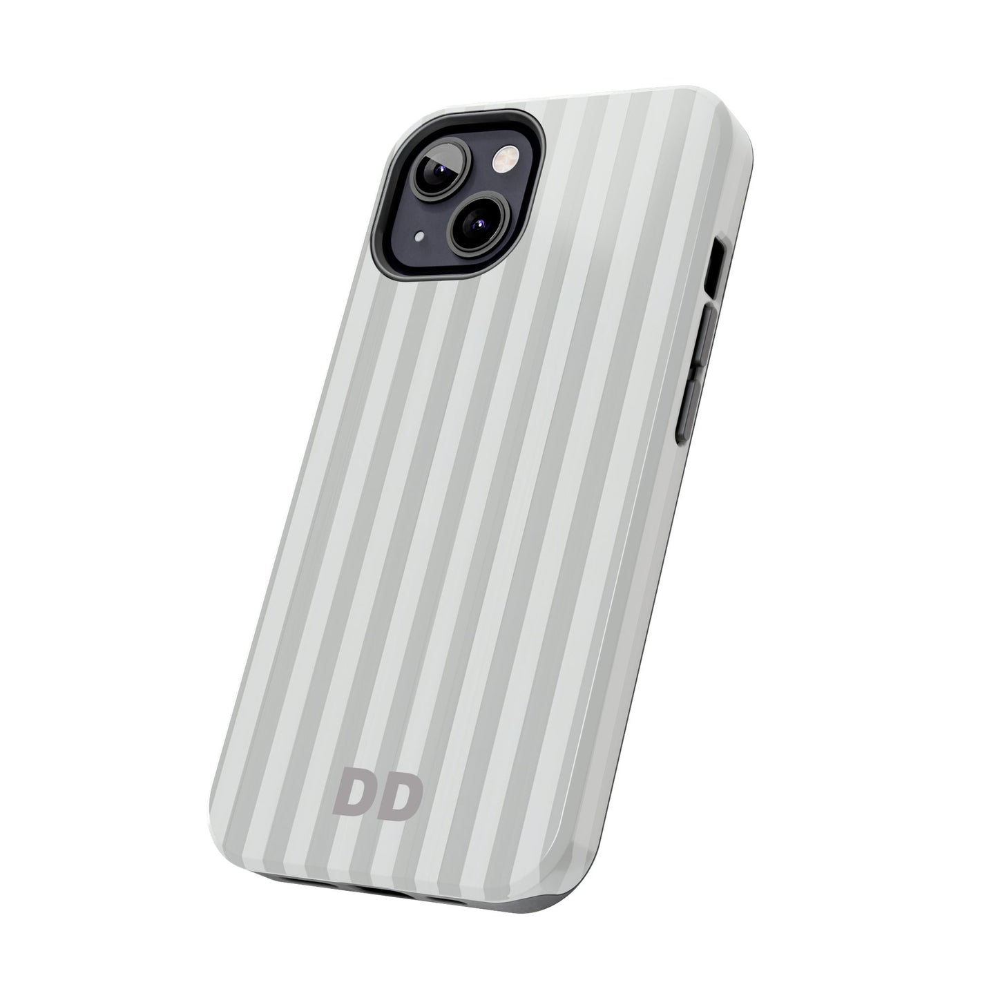 White Pin Stripe Phone Case