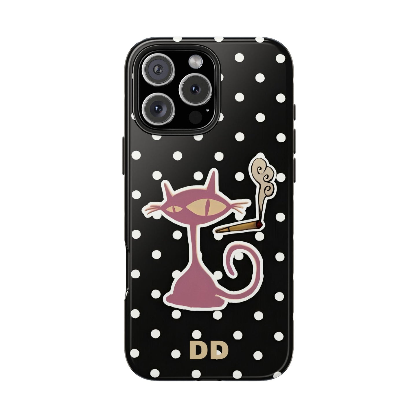 Black Le Cat Phone Case