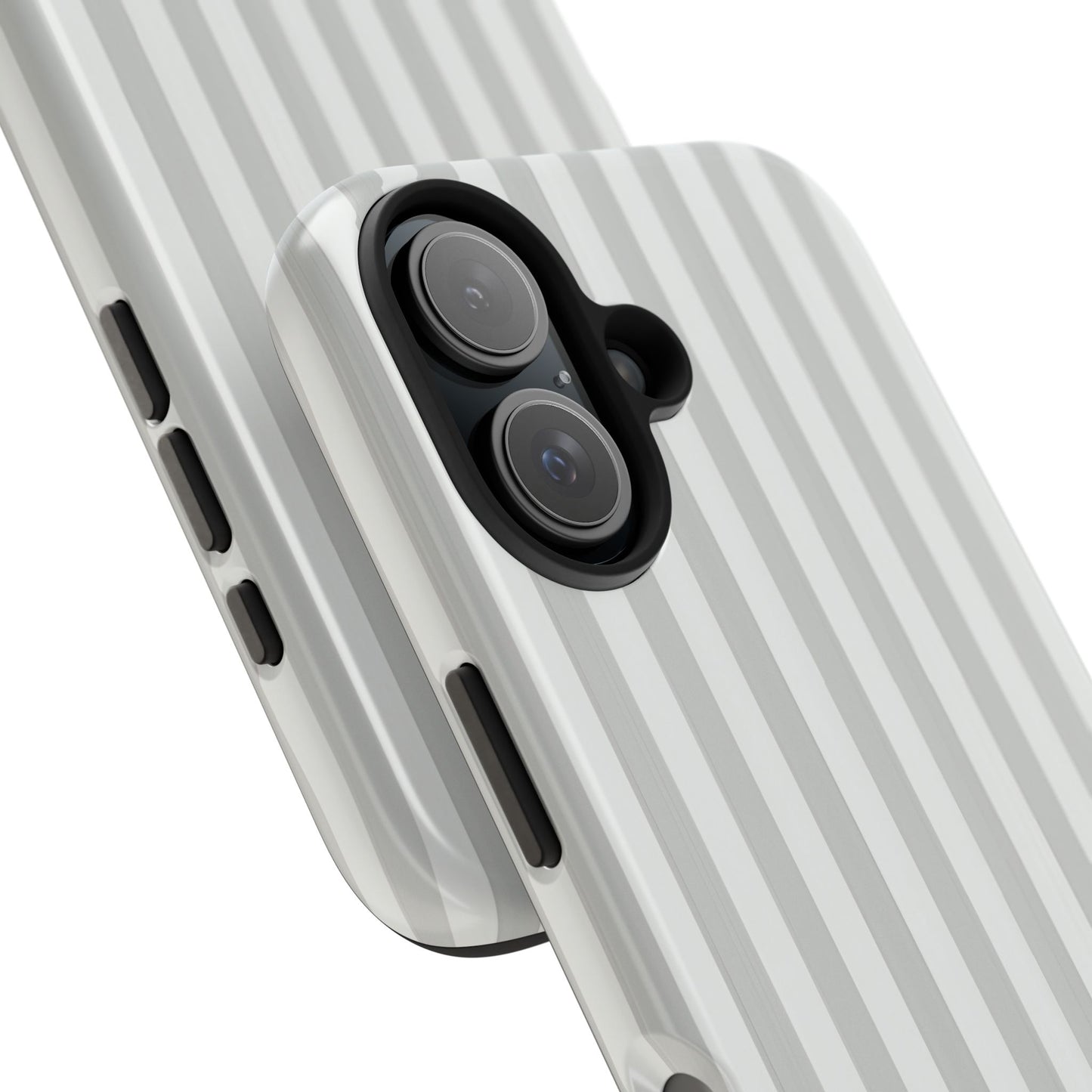 White Pin Stripe Phone Case