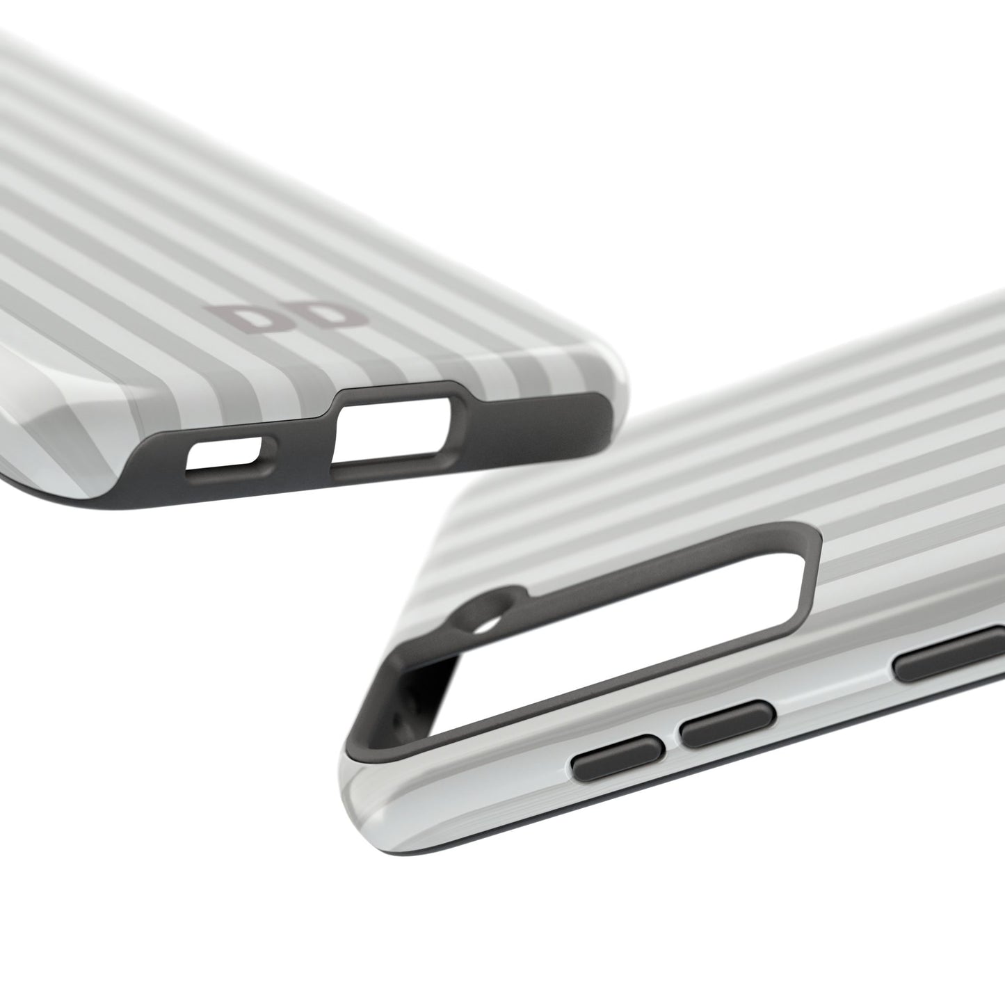 White Pin Stripe Phone Case