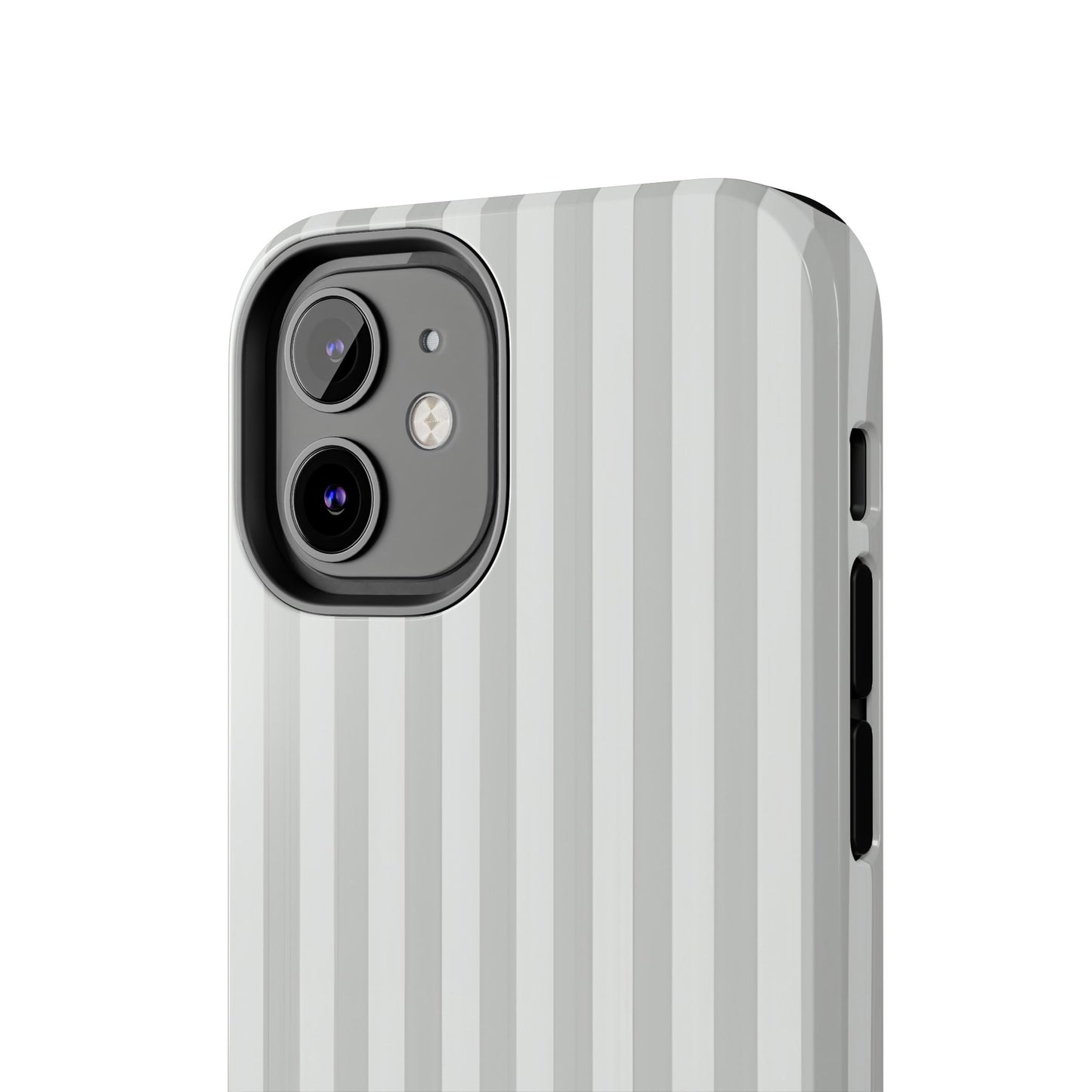 White Pin Stripe Phone Case