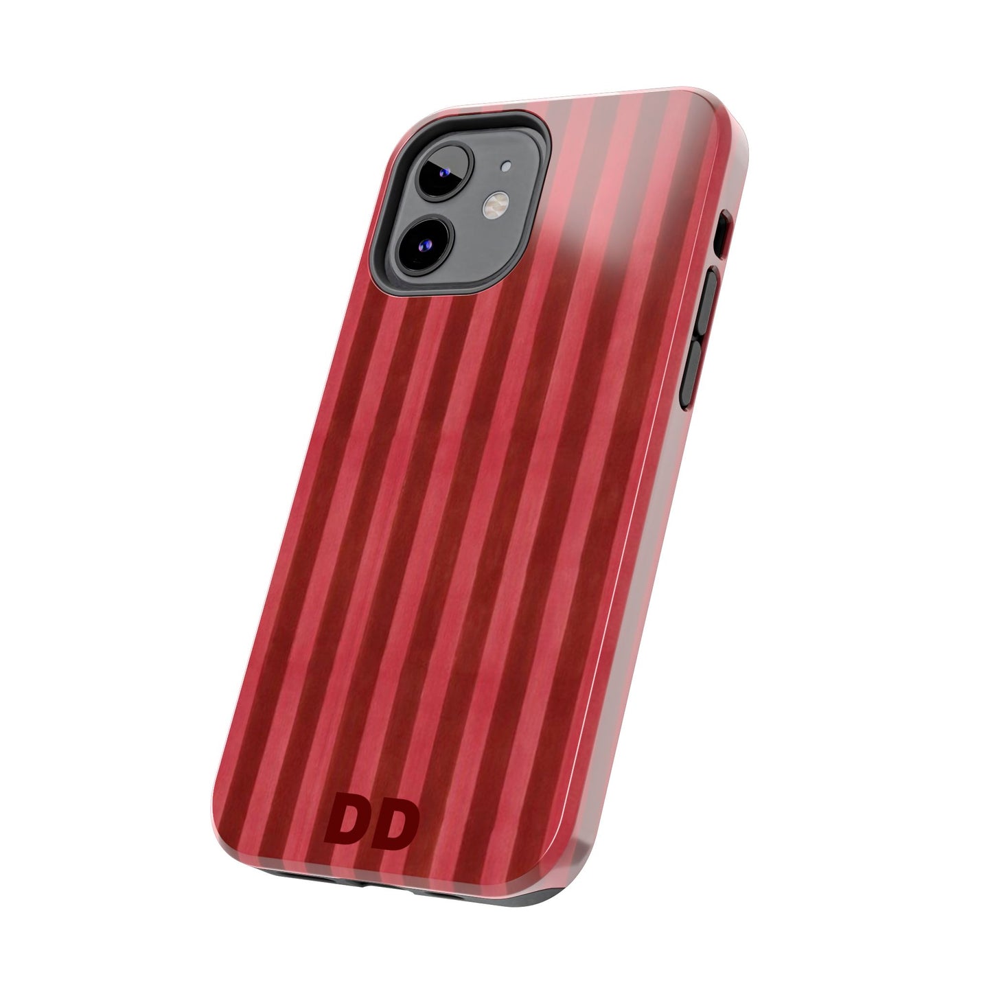 Red Pin Stripe Phone Case