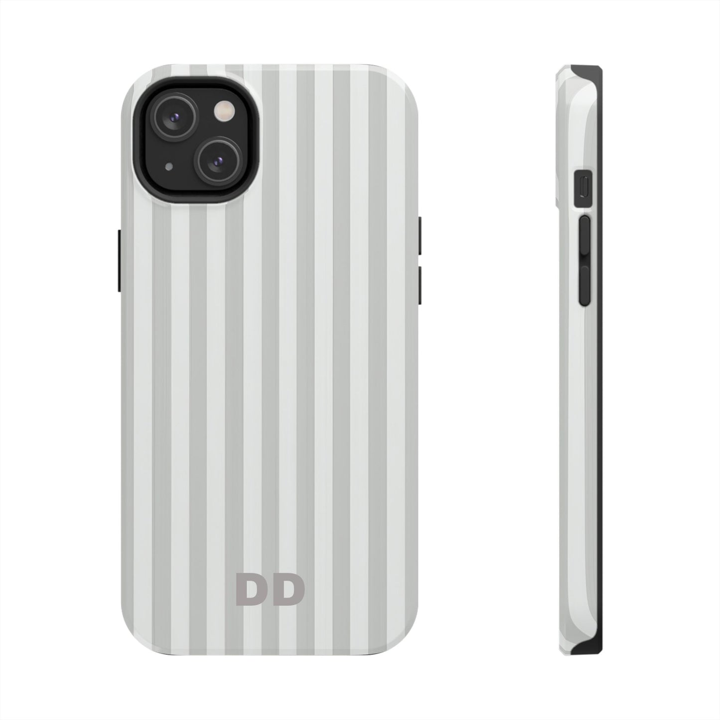 White Pin Stripe Phone Case