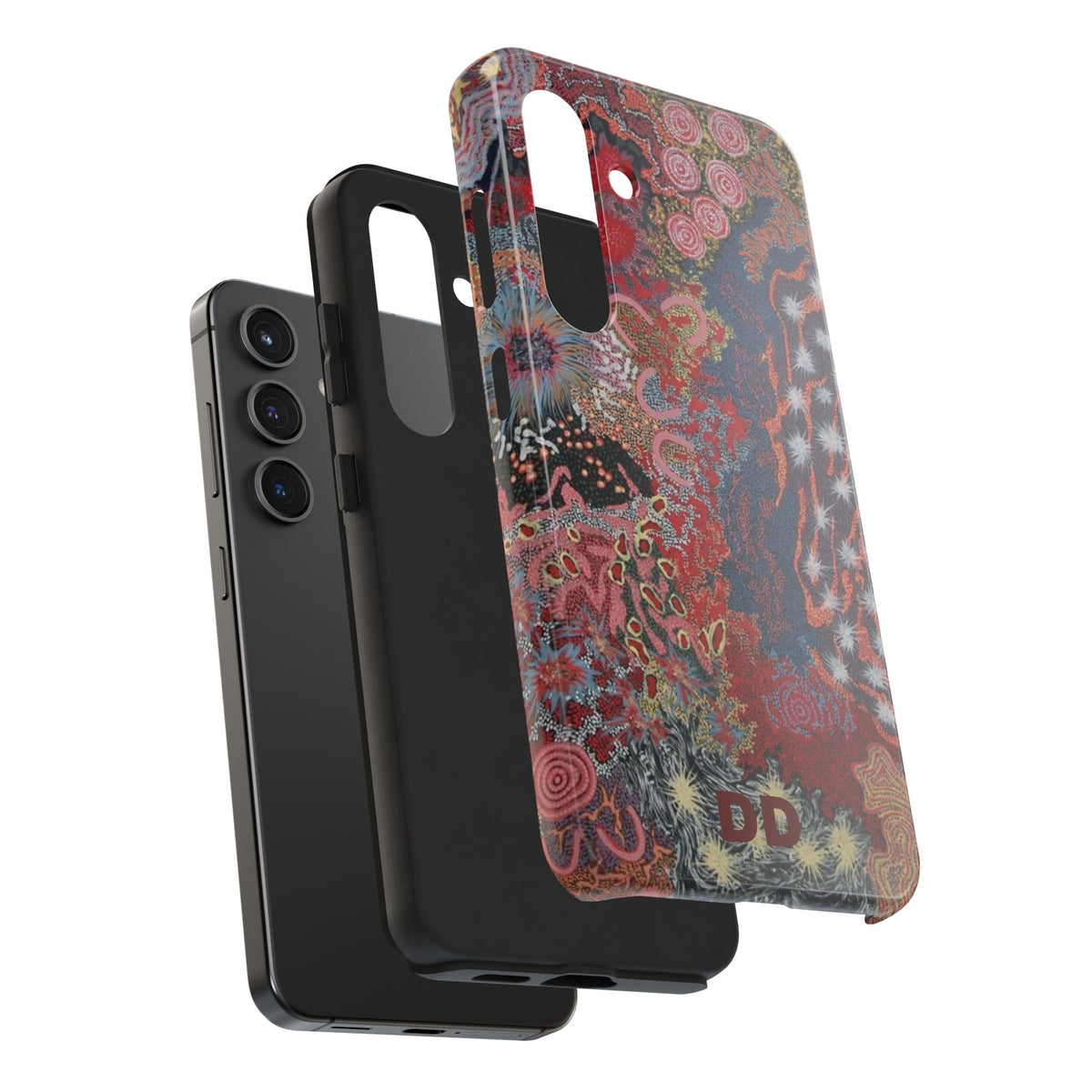 Mosaic Patchwork Phone Case — Multicolour Rainbow Geometric Mosaic Design, view 54 — MagSafe Compatible | Digital Divas