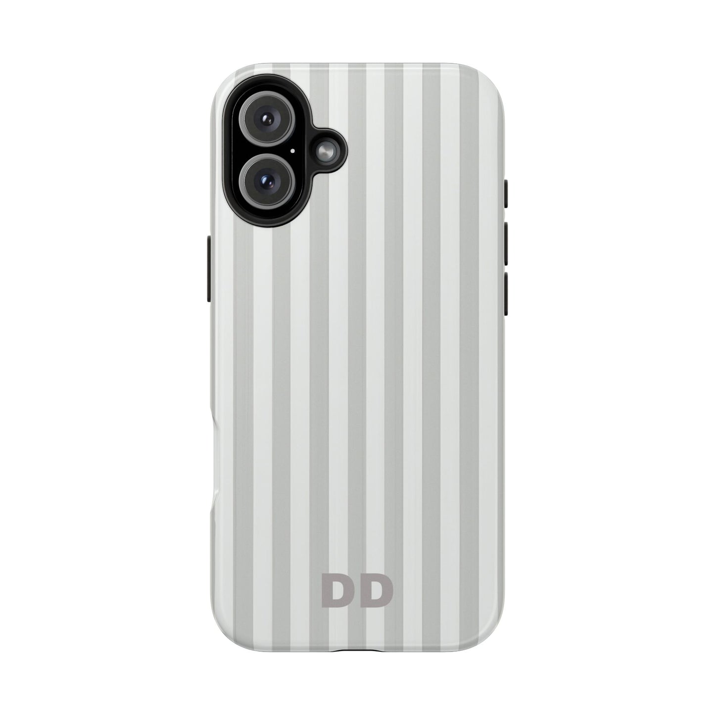 White Pin Stripe Phone Case