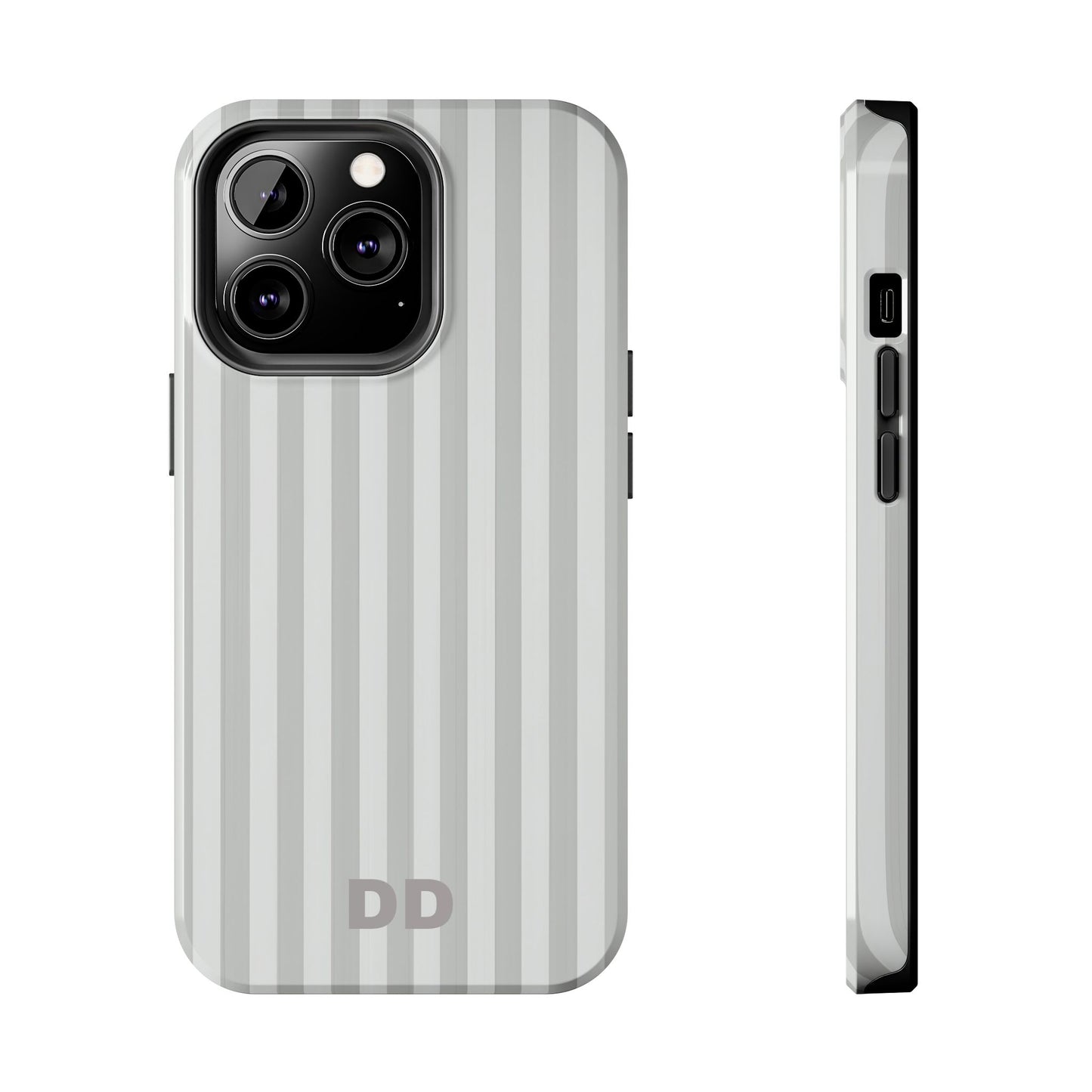 White Pin Stripe Phone Case