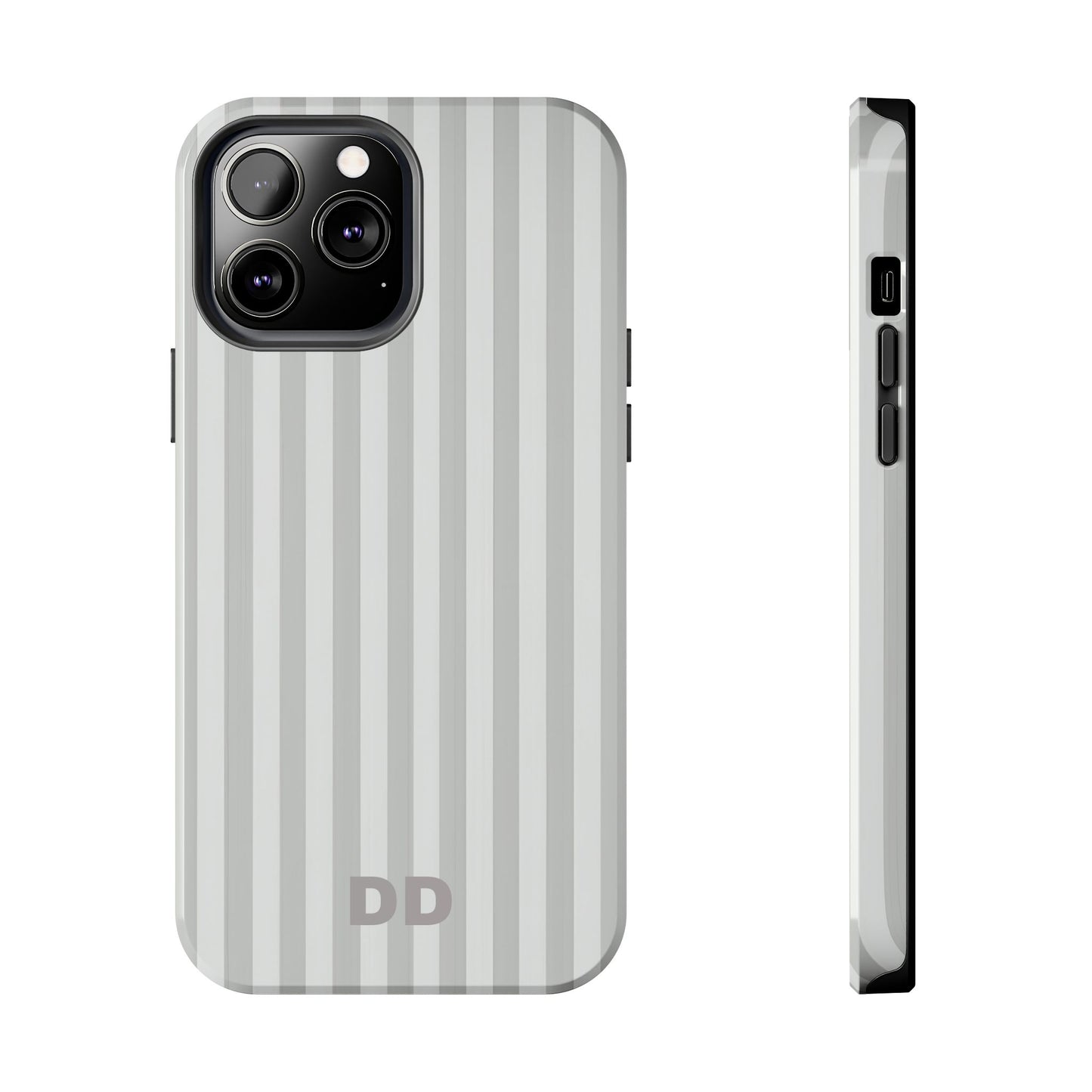 White Pin Stripe Phone Case