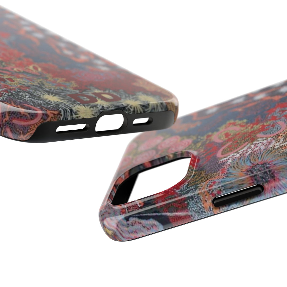 Mosaic Patchwork Phone Case — Multicolour Rainbow Geometric Mosaic Design, view 47 — MagSafe Compatible | Digital Divas