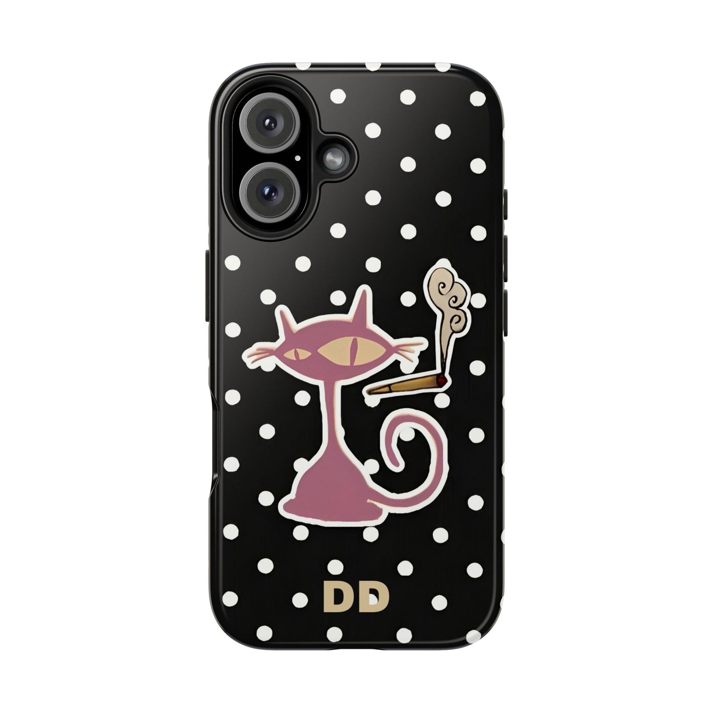 Black Le Cat Phone Case