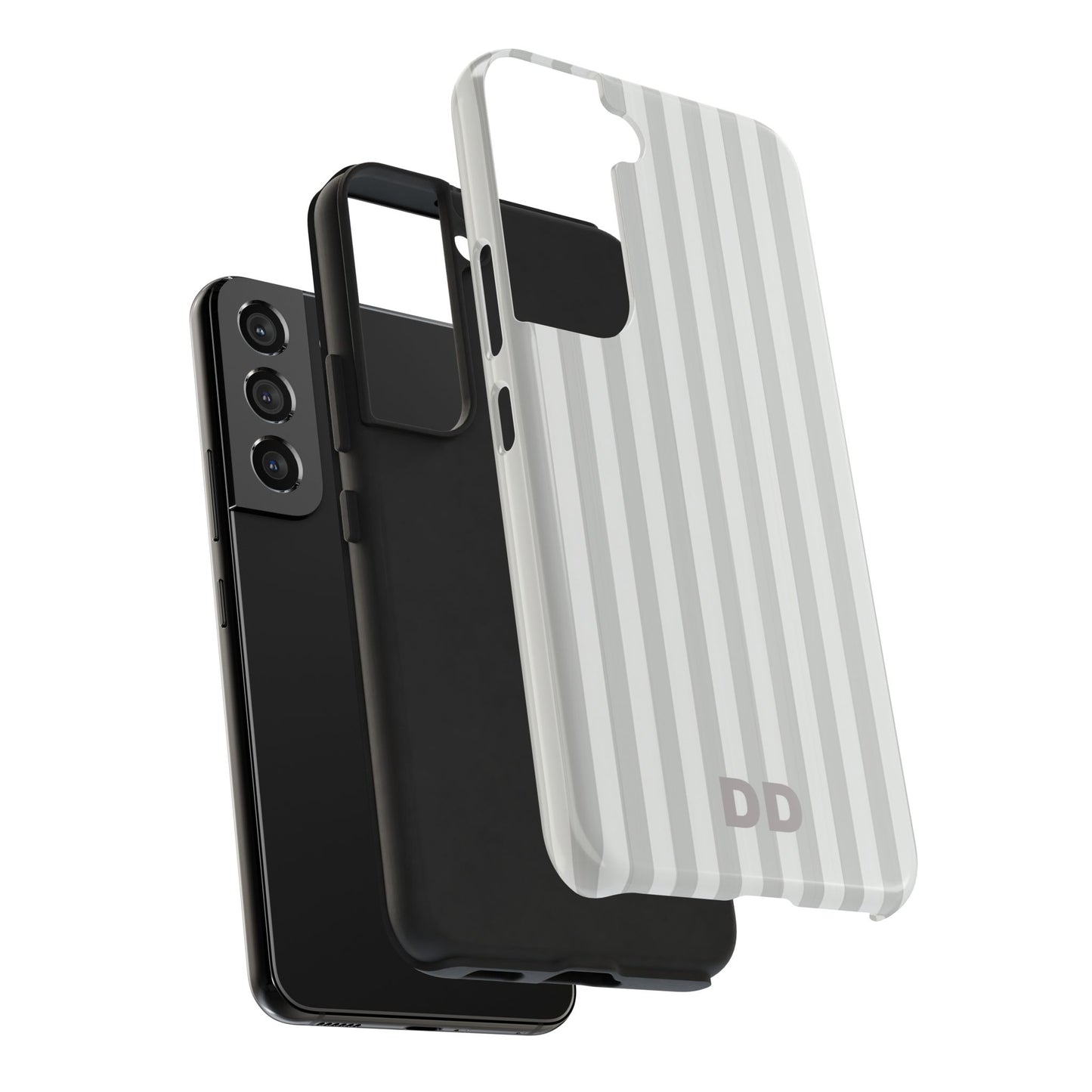 White Pin Stripe Phone Case