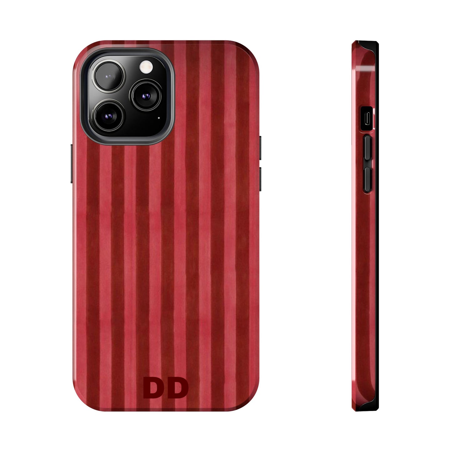 Red Pin Stripe Phone Case