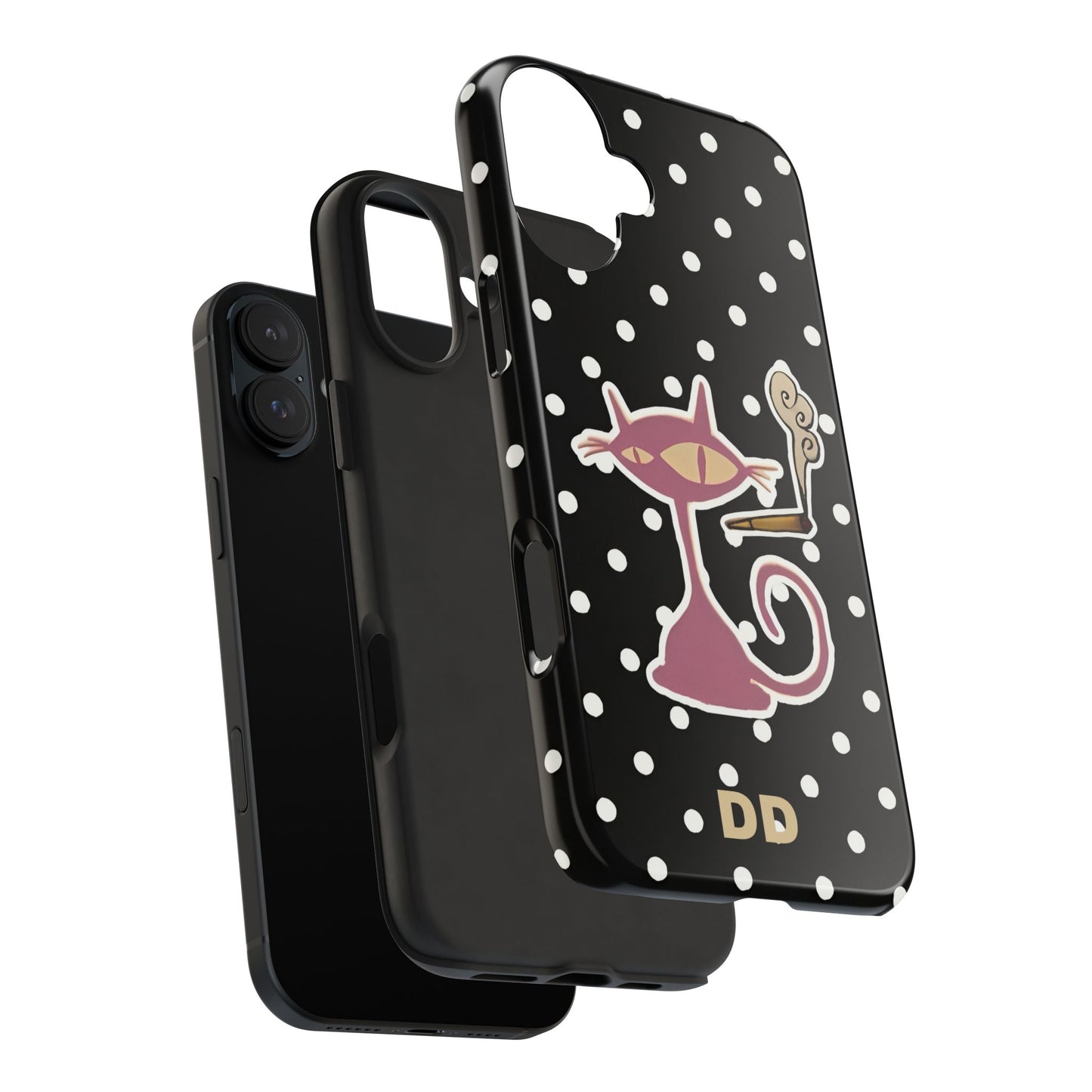Black Le Cat Phone Case