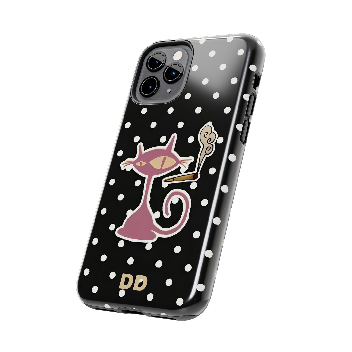 Black Le Cat Phone Case