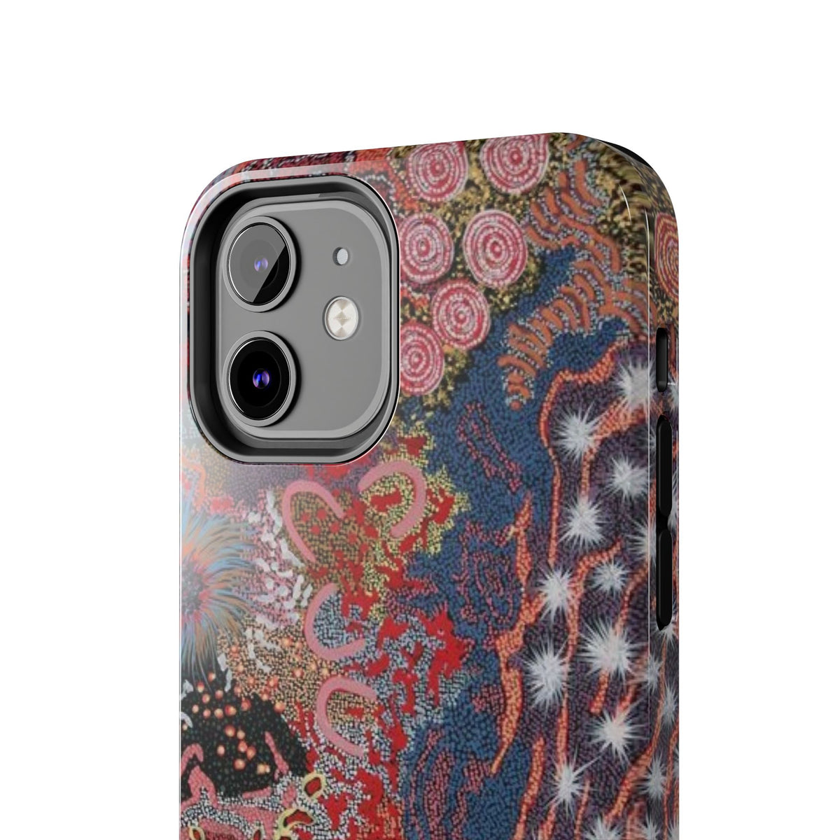 Mosaic Patchwork Phone Case — Multicolour Rainbow Geometric Mosaic Design, view 20 — MagSafe Compatible | Digital Divas
