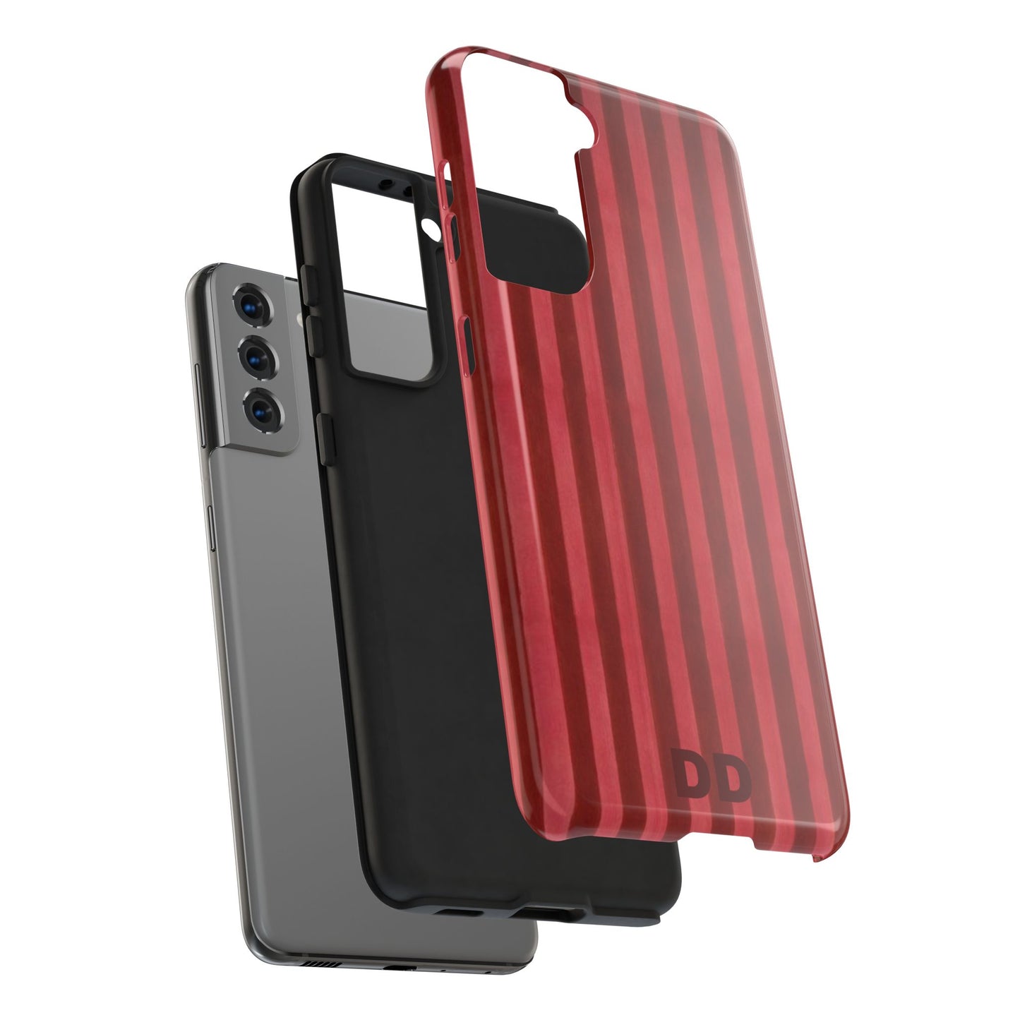 Red Pin Stripe Phone Case